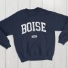 Boise Idaho USA College Classic Crewneck Sweatshirt