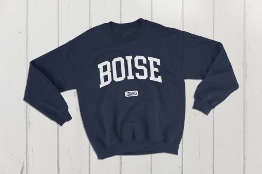 Boise Idaho USA College Classic Crewneck Sweatshirt