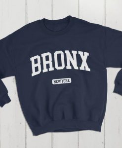 Bronx New York City USA College Classic Crewneck Sweatshirt