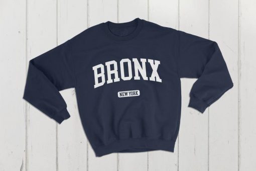 Bronx New York City USA College Classic Crewneck Sweatshirt