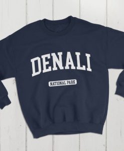 Denali National Park USA College Classic Crewneck Sweatshirt