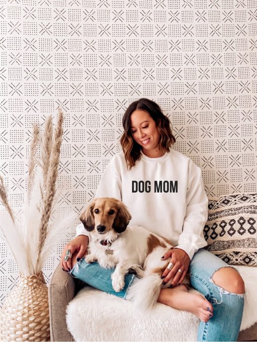 Dog Mom Crewneck Sweatshirt