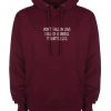 Don't Fall in Love Fall of a bridge it Hurts Less Funny Hoodie