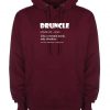 Druncle Drunk Uncle Funny Mens Hoodie