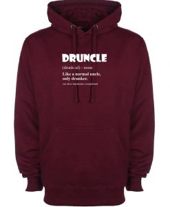 Druncle Drunk Uncle Funny Mens Hoodie