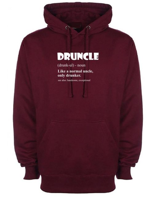 Druncle Drunk Uncle Funny Mens Hoodie