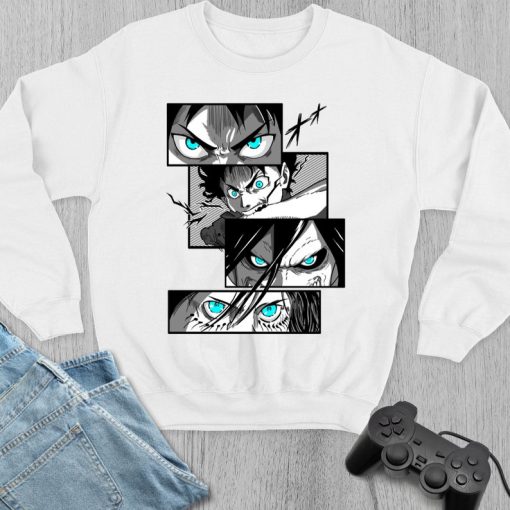 Eren Yeager Transformation attack on Titan shingeki no kyojin Attack On Titan Sweatshirt