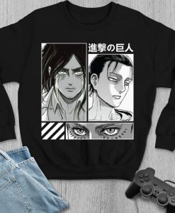 Eren yeager attack on titan Sweatshirt