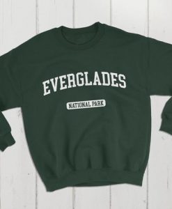 Everglades National Park USA College Classic Crewneck Sweatshirt