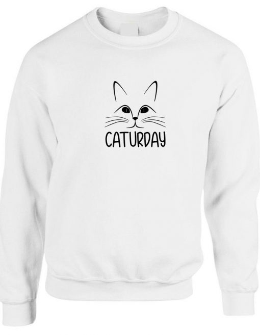 Funny Caturday Cats Lover Gift Sweatshirt