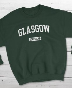 Glasgow Scotland Classic College Crewneck Sweatshirt