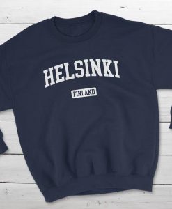 Helsinki Finland Classic College Crewneck Sweatshirt