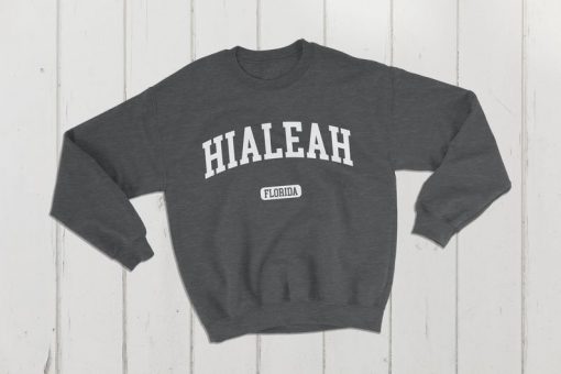 Hialeah Florida USA College Classic Crewneck Sweatshirt