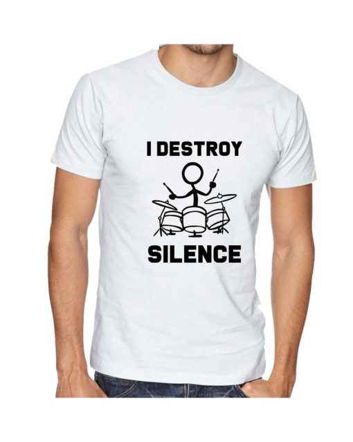 I Destroy Silence T Shirt