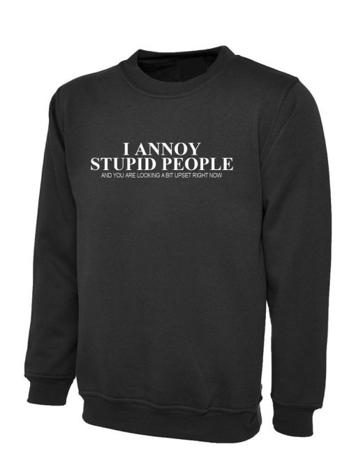 I annoy stupid People Sweatshirt