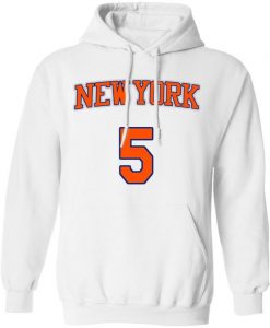 Immanuel Quickley New York Knicks Home Inspired Pullover Hoodie