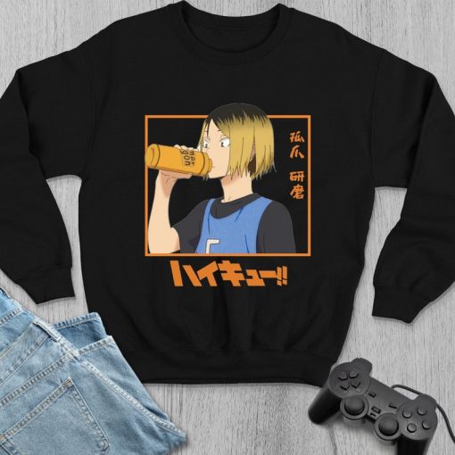 Kozume Kenma Drink Water Anime Haikyuu Sweatshirt