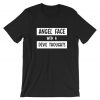 Ladies Angel With Devil Thoughts Funny T shirt