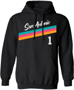 Lonnie Walker IV San Antonio Spurs Inspired Pullover Hoodie