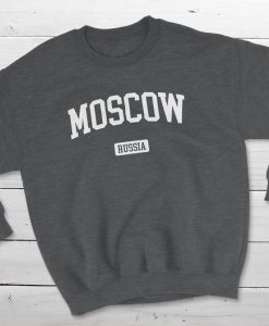 Moscow Russia Classic College Crewneck Sweatshirt