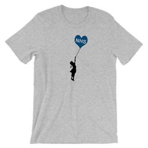 NHS Heart Girl Stay Home Now T- Shirt