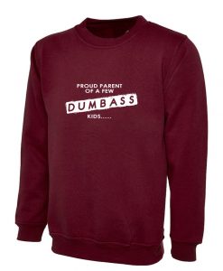 Proud Parent of a few Dumbass Kids Funny Gift Sweatshirt