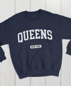 Queens New York City USA College Classic Crewneck Sweatshirt