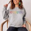 Rainbow Hearts Sweatshirt