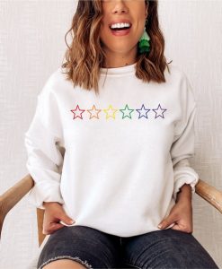 Rainbow Stars Sweatshirt