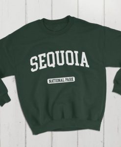 Sequoia National Park USA College Classic Crewneck Sweatshirt