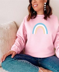 Spring Boho Rainbow Sweatshirt