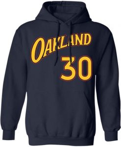 Stephen Curry Golden State Warriors Oakland City Inspired Pullover Hoodie