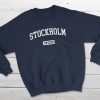 Stockholm Sweden Classic College Crewneck Sweatshirt