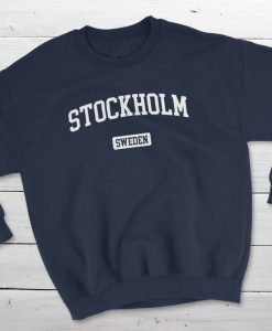 Stockholm Sweden Classic College Crewneck Sweatshirt