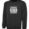 Straigth Outta Gujarat Funny Indian Gujarati Sweatshirt