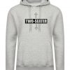 Two Seater Funny Mens Naughty Hoodie