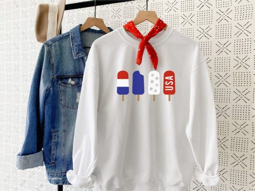 USA 4th of July Popsicles Sweatshirt