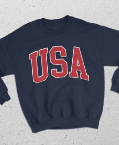 USA College Classic Crewneck Sweatshirt