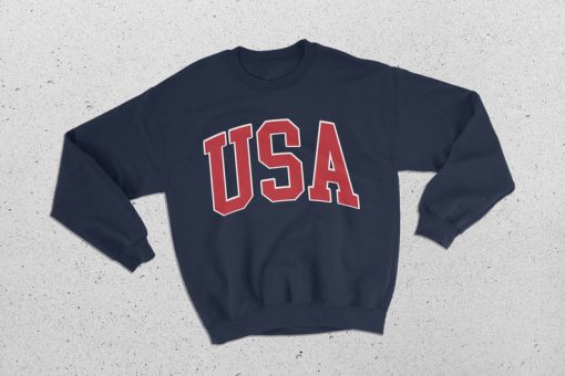 USA College Classic Crewneck Sweatshirt