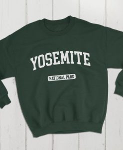 Yosemite National Park USA College Classic Crewneck Sweatshirt