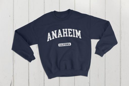 Anaheim California USA College Classic Crewneck Sweatshirt