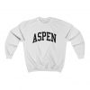 Aspen Colorado Collegiate Style Crewneck Sweatshirt