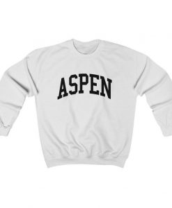 Aspen Colorado Collegiate Style Crewneck Sweatshirt