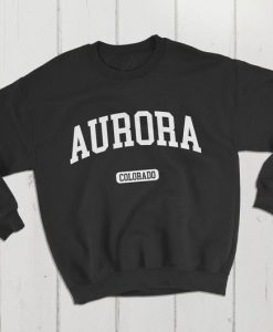 Aurora Colorado USA College Classic Crewneck Sweatshirt