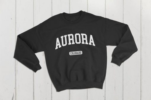 Aurora Colorado USA College Classic Crewneck Sweatshirt