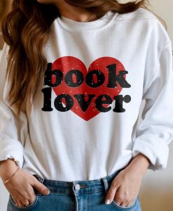 Book Lover Heart Sweatshirt