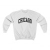 Chicago Illinois Collegiate Style Crewneck Sweatshirt