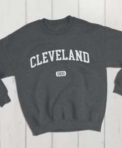 Cleveland Ohio USA College Classic Crewneck Sweatshirt