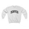 Denver Colorado Collegiate Style Crewneck Sweatshirt