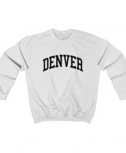 Denver Colorado Collegiate Style Crewneck Sweatshirt